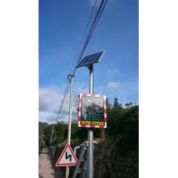 Visuel du radar dissuasif SpeedLux