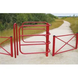 Barrière fixe sélective pour chemin rural