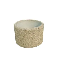 Jardinière urbaine en béton ronde