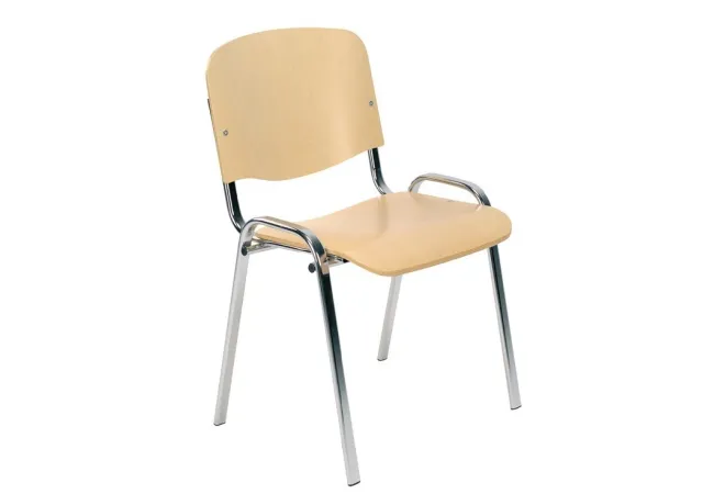 Chaise de collectivité en bois Iso