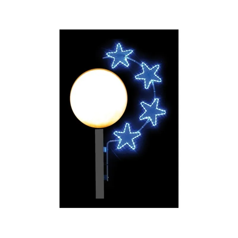 Décoration de noël pour ville, illumination lampadaire de noël Décoration de noël pour ville, illumination lampadaire de noël