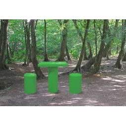 Table pic nic en béton Duo