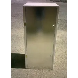 Corbeille de propreté en béton Noyer