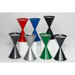 Cendrier Sablier métallique 