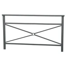 Barrière double lisse urbaine en acier Timor