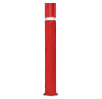 Potelet à mémoire de forme Flex de couleur rouge