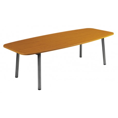 Table en bois de réunion Oblong