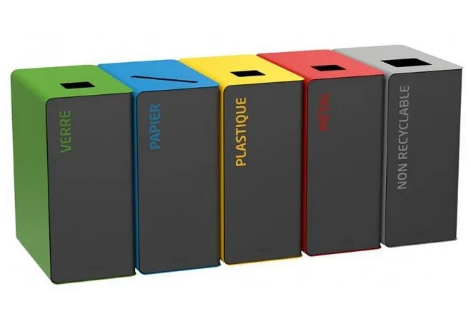 Poubelle intérieure de tri sélectif