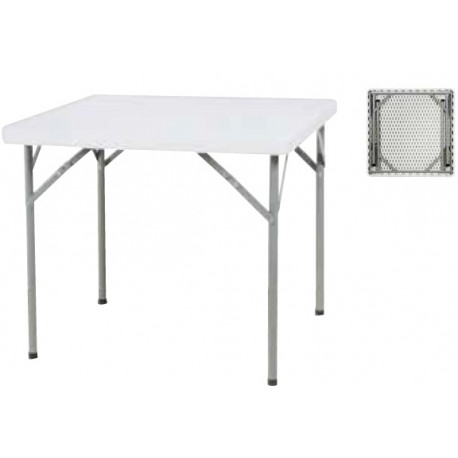 Table pliante carrée 87 x 87 cm
