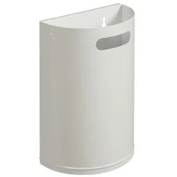 Corbeille urbaine murale métallique Corbeille urbaine murale métallique