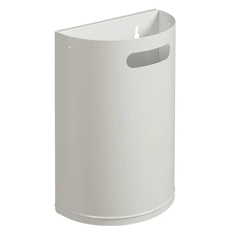 Corbeille urbaine murale métallique Corbeille urbaine murale métallique