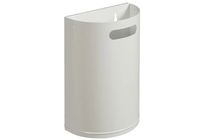 Corbeille urbaine murale métallique Corbeille urbaine murale métallique