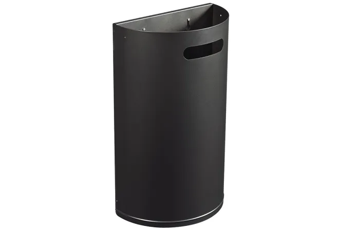 Corbeille urbaine murale métallique Corbeille urbaine murale métallique