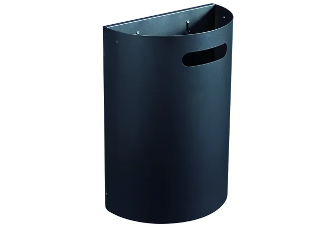 Corbeille urbaine murale métallique Corbeille urbaine murale métallique