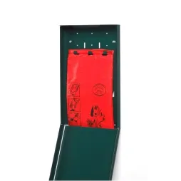 Distributeur de sacs hygiène canine - vert mousse - ouvert - Leader Equipements