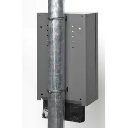 Distributeur de doggybag avec seau - vue de dos - Leader Equipements Distributeur de doggybag avec seau - vue de dos - Leader Equipements