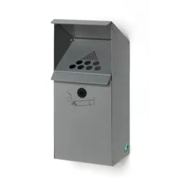 Cendrier en métal - Mural - argent rotax - Leader Equipements