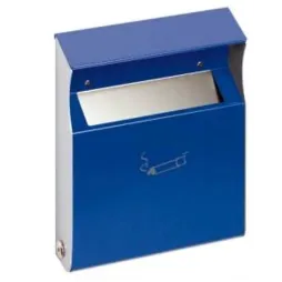 Cendrier anti-tempête en métal - bleu - Leader Equipements