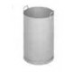 Cendrier avec poubelle cylindrique et son toit - détails seau intérieur galvanisé - Leader Equipements