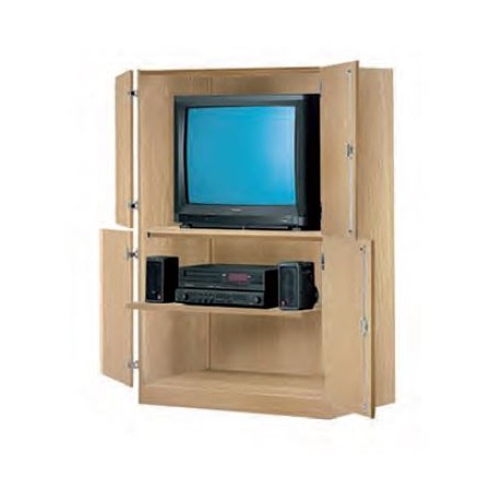 Visuel du meuble armoire rangement audiovisuel pour école - Leader Equipements