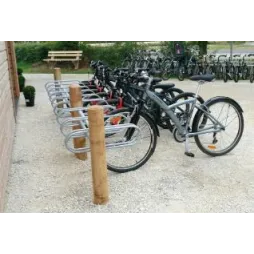 Visuel du support vélo simple ou double face - Leader Equipements