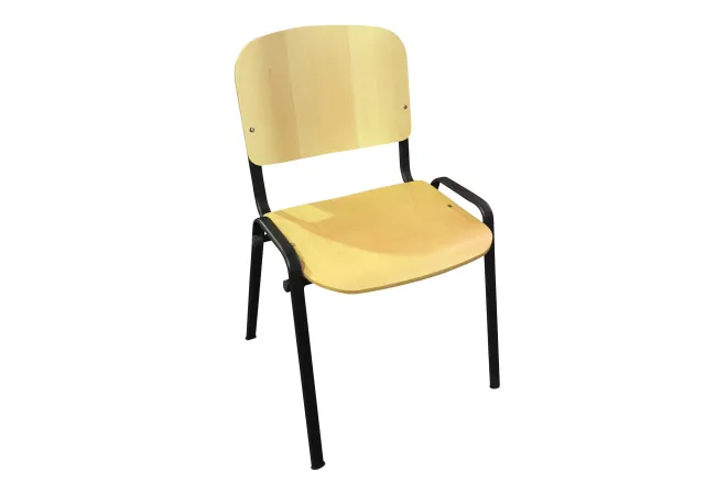 Chaise de collectivité en bois Iso