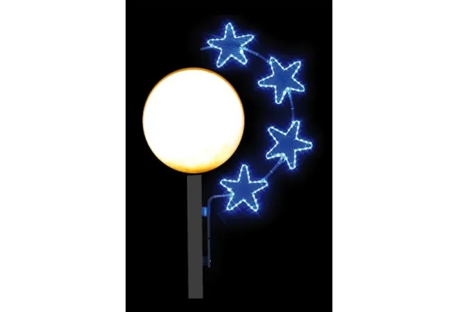 Décoration de noël pour ville, illumination lampadaire de noël Décoration de noël pour ville, illumination lampadaire de noël