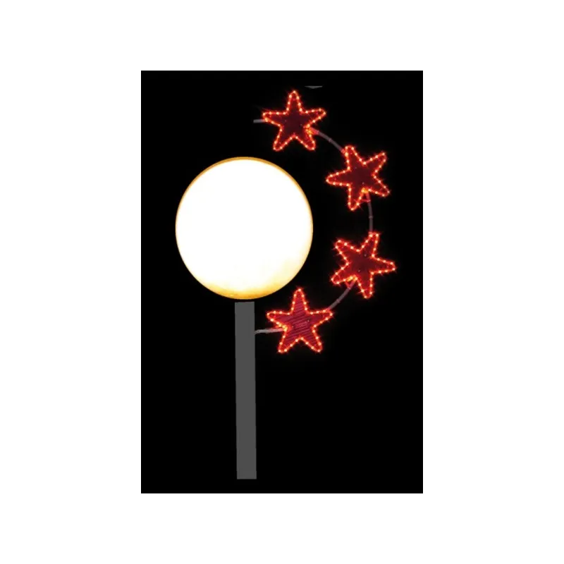 Décoration de noël pour ville, illumination lampadaire de noël Décoration de noël pour ville, illumination lampadaire de noël