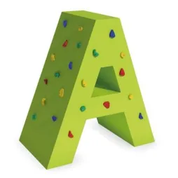 Visuel de la lettre A mur escalade - Leader Equipements