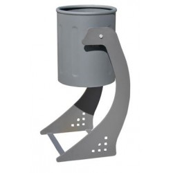Visuel de la poubelle extérieure design Soledad métal - Leader Equipements