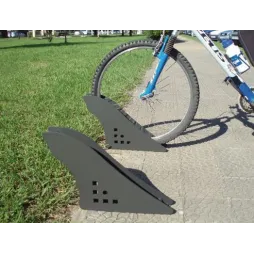 Visuel du support vélo monoplace design Soledad en métal - Leader Equipements