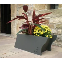 Jardinière acier laminé gamme Soledad pour collectivités - Leader Equipements