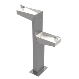Fontaine à eau potable 1 robinet PMR Miniminus + 1 robinet / bac - Leader Equipements Fontaine à eau potable 1 robinet PMR Miniminus + 1 robinet / bac - Leader Equipements