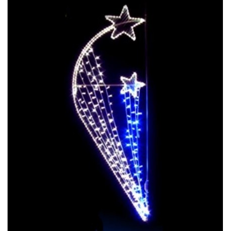Visuel du Décor lumineux Tango étoilé - Décoration de Noël pour candélabre - Leader Equipements