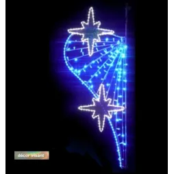 Lumineux et irisant : luminaire de noël Pays imaginaire pour réverbère - Leader Equipements Lumineux et irisant : luminaire de noël Pays imaginaire pour réverbère - Leader Equipements