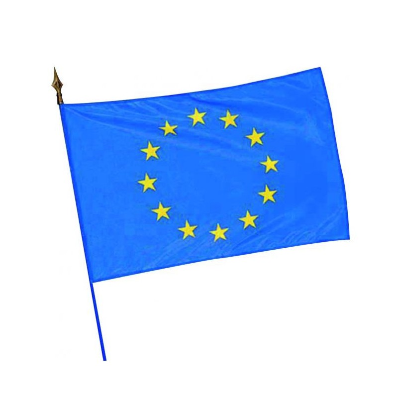 Drapeau Europe en maille, pavoisement bâtiments publics, drapeau