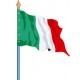 Visuel du Drapeau officiel de l'Italie cloué sur hampe - Leader Equipements