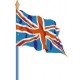 Visuel du Drapeau officiel du Royaume-Uni cloué sur hampe - Leader Equipements