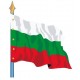 Visuel du Drapeau officiel de la Bulgarie cloué sur hampe - Leader Equipements