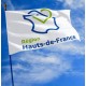 Drapeau sur hampe des Régions administratives françaises - Leader Equipements