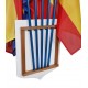 Écusson porte-drapeaux Tricolore éco + devise - spécial Loi Peillon