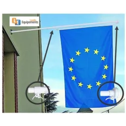 Visuel du mât anti-enroulement spécial pour pavillon de 100 x 150 cm uniquement - Leader Equipements