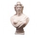 Visuel du buste de Marianne - modèle DORIOT - en staff blanc - Leader Equipements