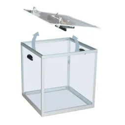 Urne de vote transparente