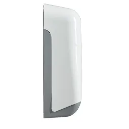 Visuel du bloc distributeur en ABS blanc pour 400 feuilles de papier essuie-mains - Leader Equipements