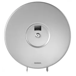 Distributeur de papier toilette mural pour rouleau 400 m - Gris métal - Leader Equipements