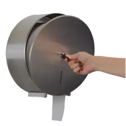 Distributeur de papier WC maxi Jumbo - Inox brossé - Leader Equipements