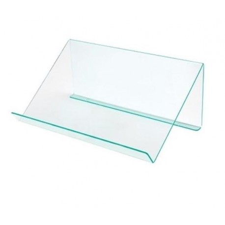 Pupitre en acrylique transparent avec plan incliné et horizontal