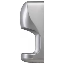 Bloc mural sèche-mains ABS gris métallisé automatique horizontal pour PMR - Airsmile 1400 W - Leader Equipements