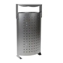 Poubelle extérieure en métal Arco Poubelle extérieure en métal Arco